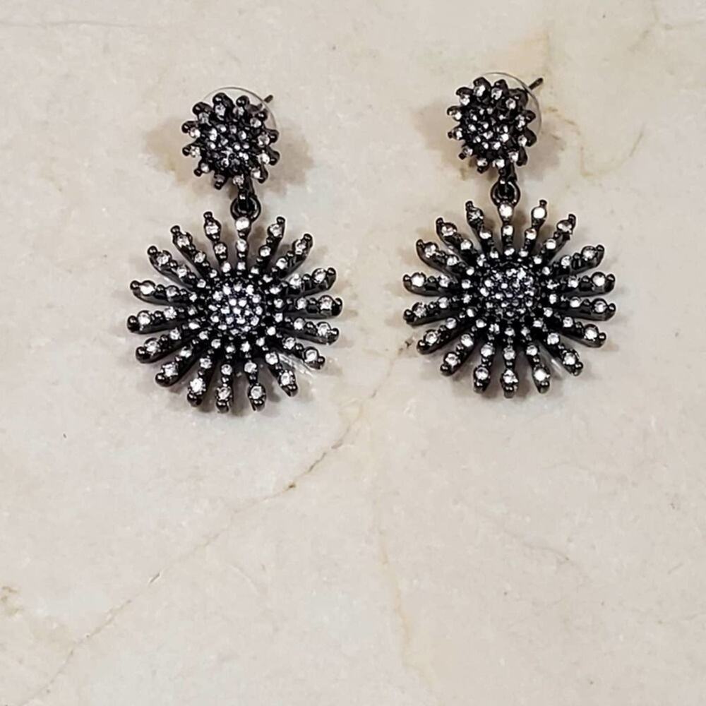 LUCKY brand Starburst drop chandelier earrings - Picture 3 of 5